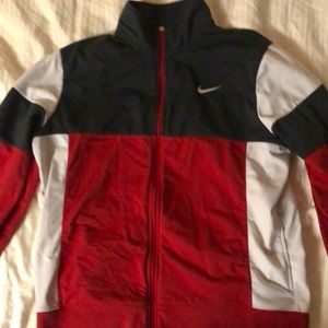 Nike polyester zip up